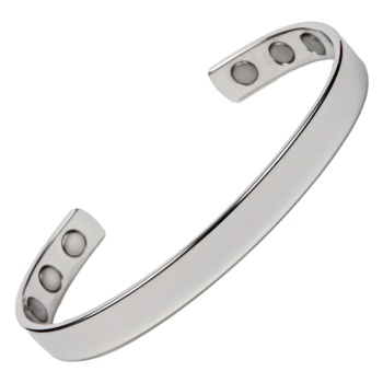 Silver Band Magnetic bracelet